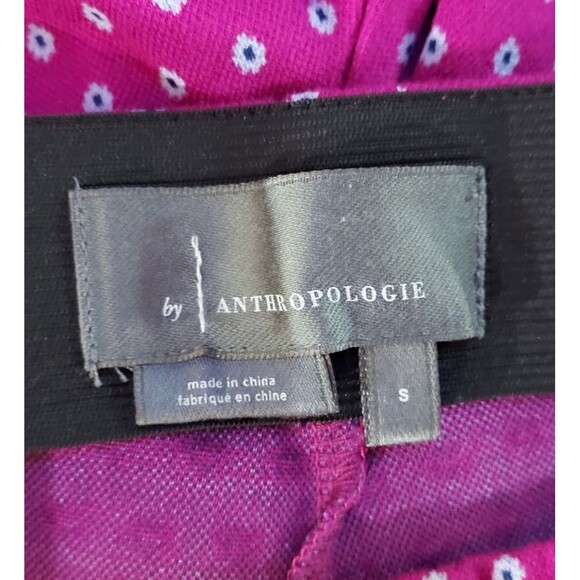 by Anthropologie Pull On Crop Pants Size Small Elastic Waist Comfy Stretch - Picture 7 of 13